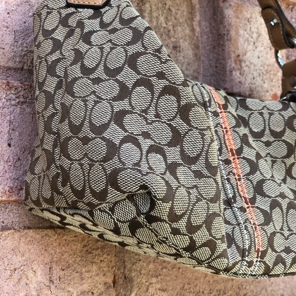 Small Brown Coach Tote - Picture 2 of 12